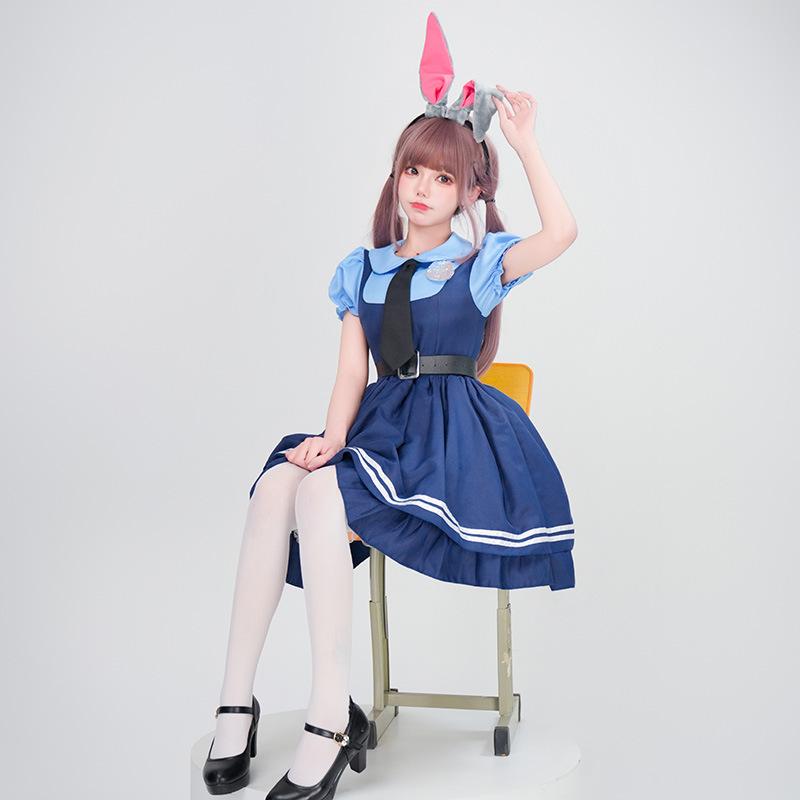 Zootopia Judy Králík policistka cos dospělý kostým cosplay kostým pro jevištní show