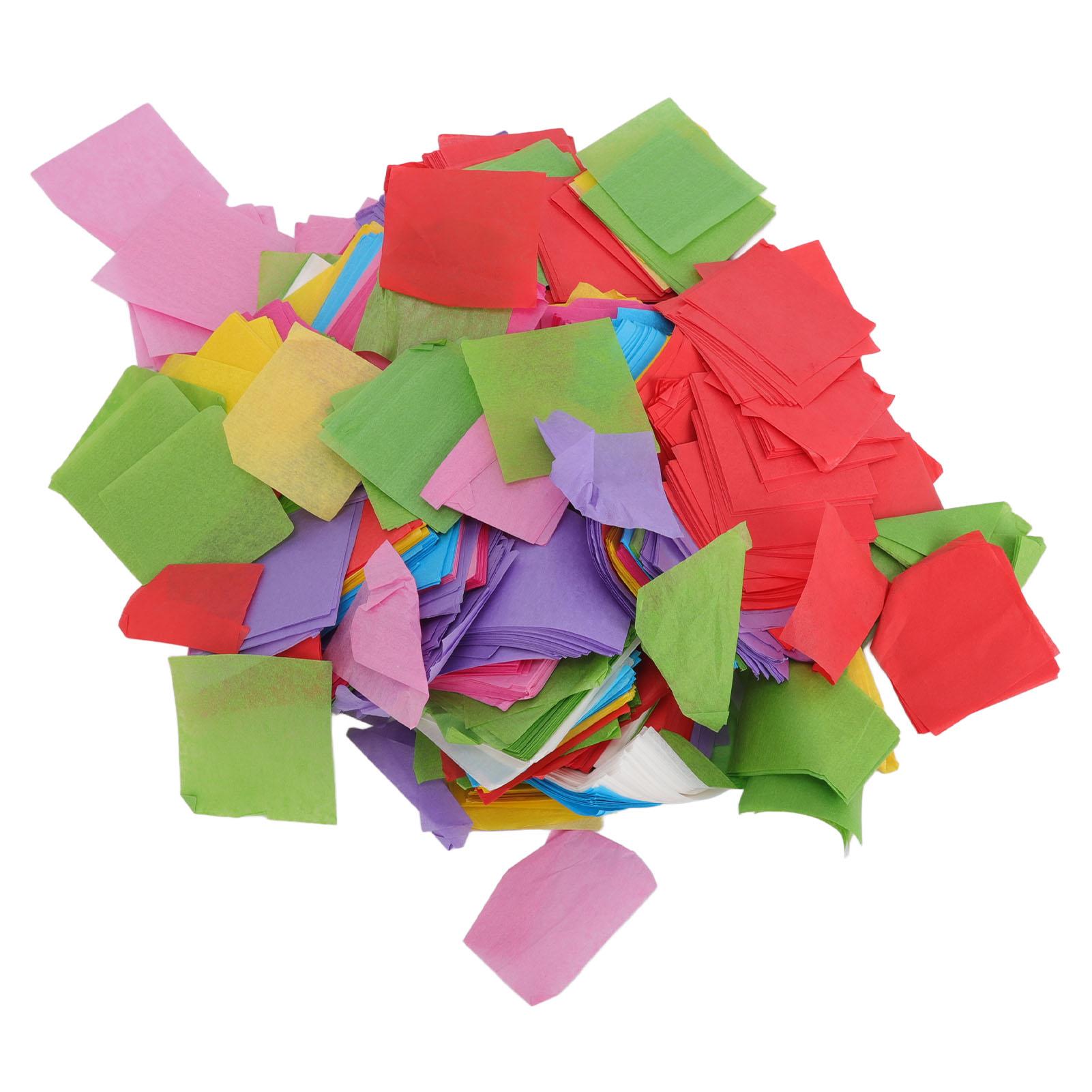 Разноцветное бумажное конфетти в форме ромба 2 дюйма 420 г Многоцветное конфетти для украшения вечеринки, свадьбы, детского праздника