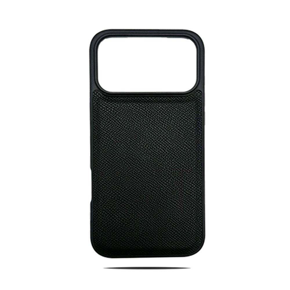 Fashion Magnetic Epsom Leather Case Wireless Charging Friendly Protective Cover for iPhone 17 16 Pro Max