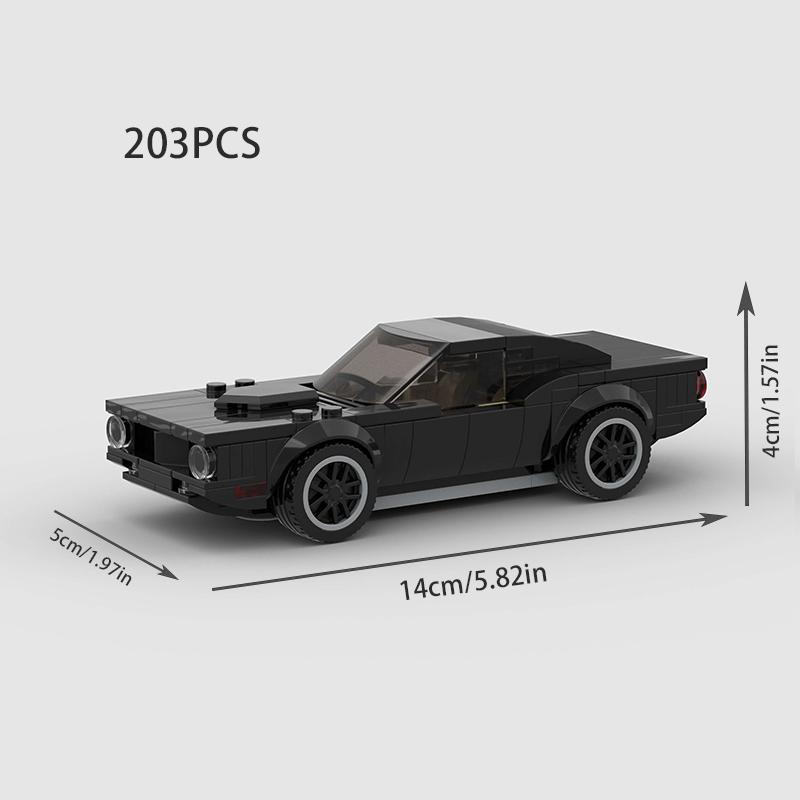 Moc F1 City Speed Sports Racing Car Building Blocks Brick R34 Rx-7 Vehicle Supercar Fast & Furious Mk4 Supra Kids Toys