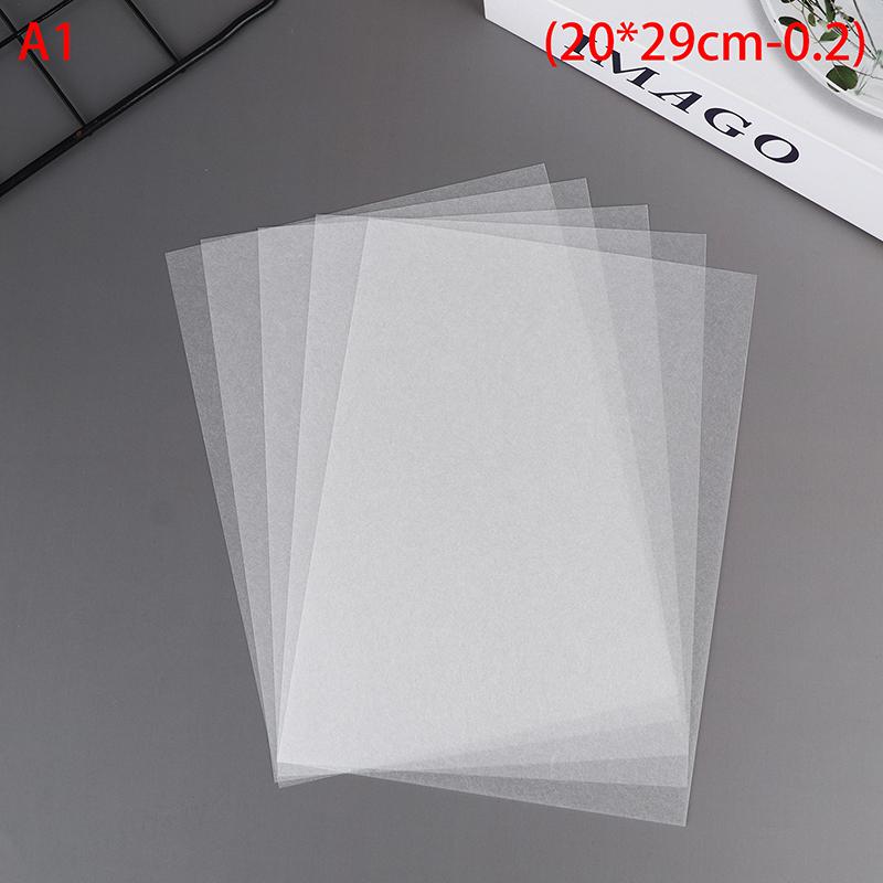 5Pcs Shrink Plastic Sheets Thermal Heat Shrink Film Translucent Sheets Blank Shrink Art Film Paper For Diy 14.5X20Cm 20X29Cm