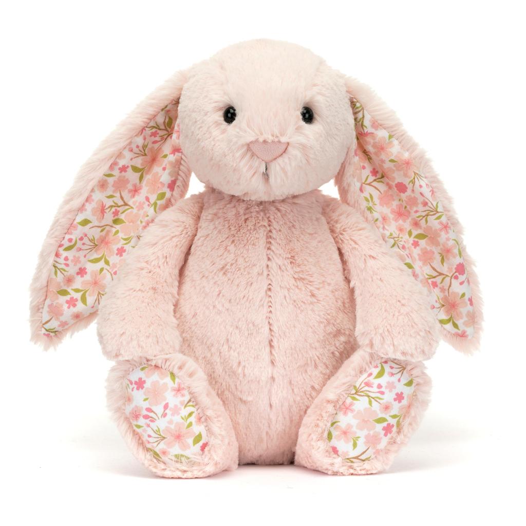 Jellycat Blossom Blush Cherry Bunny Medium 9cm x 12cm x 31cm - L L H