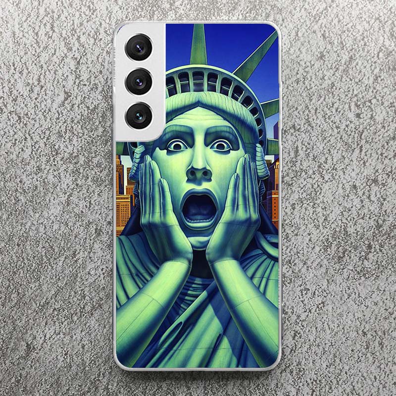 NYC New York City Print Soft Case for Samsung Galaxy S25 S24 S23 S22 Ultra S21 Plus S20 FE Phone Shell S10 + Pattern Cover Soft