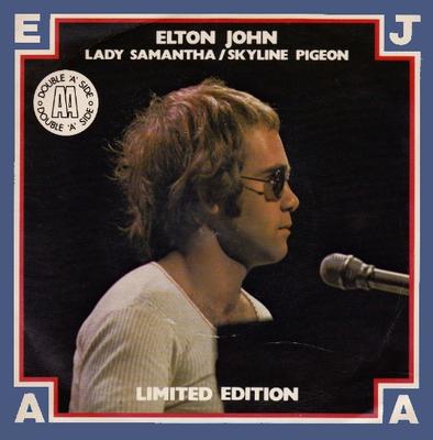 7inch Record ELTON JOHN - Lady Samantha / Skyline Pigeon DJS10901 DJM Records 1978 UK Rock Used