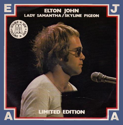 

7inch Record ELTON JOHN - Lady Samantha / Skyline Pigeon DJS10901 DJM Records 1978 UK Rock Used