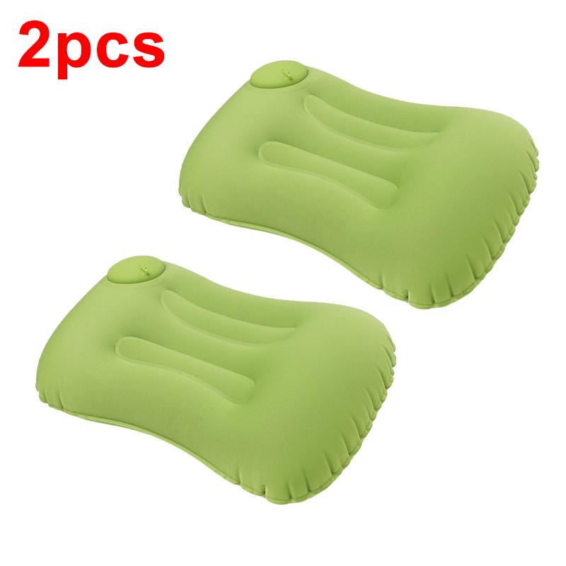 Air Inflatable Neck Pillow Press Type Travel Pillow Portable Sleeping Airplane Pillow For Neck And Lumbar Support Car Pillow New