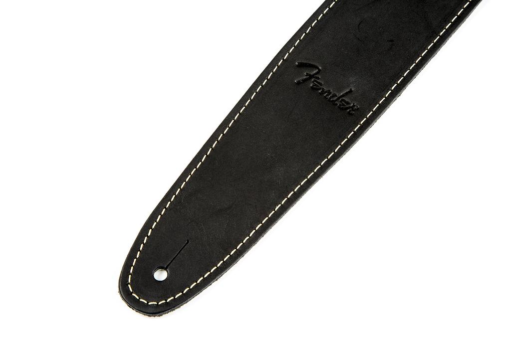 Fender Ball Glove Leather Strap, Black