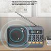 Lecteur Mp3 Numérique Usb Rechargeable Portable Radio Lecteur de Musique Haut-parleur Appareils Fournitures Avec Écran Led Radio