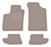 Beige Velour Floor Mats For: Bentley Continental GT V8 (2013-2022)