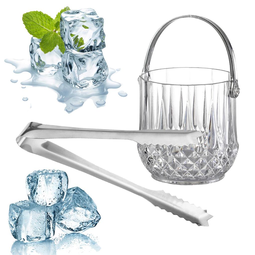 IJsemmer Champagne Bier Wijn Koeler en Tangen Acryl Opbergbak voor Hotel Feesten Bierflesjes Champagneflesjes Pub