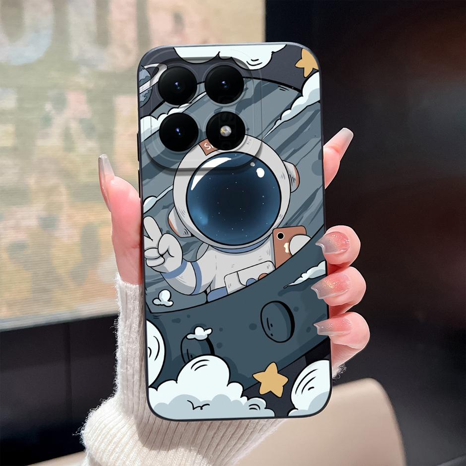 Phone Case For Xiaomi 15T Pro 5G Cute Dinosaur Pattern Shockproof Soft Silicone Protective Bumper Cover For Xiaomi15T Pro Fundas