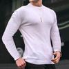 Men's Autumn Waffle Knit Loose Round Neck Long Sleeve Cotton Pullover