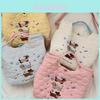 Cartoon Stylish Embroidered Tote Bag Cozy Medium Size Shoulder Bag Featuring Soft Polyester Material And Design Cute