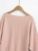Spring Arrival: European & American Style One-Shoulder Batwing Sleeve Sweater
