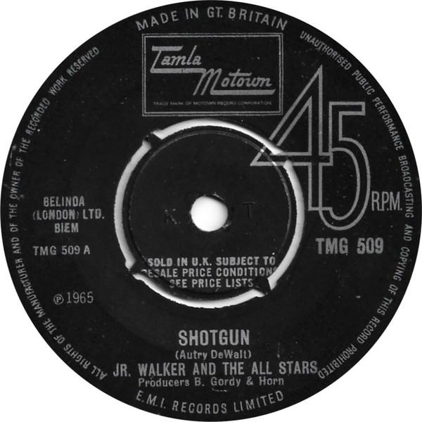 

7inch Record JUNIOR WALKER THE ALL STARS Shotgun TMG509 Tamla Motown 195 UK SoulFunk Used