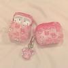 Wave Full Screen Cute Pink Rabbit for Airpodspro1 Earphone Cover AirPods 1 Generation Bluetooth Protective Case 1