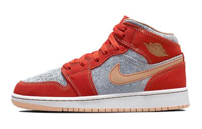 1 Mid Denim Red GS DM4384-600