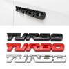 Turbo car alloy sticker 3D Metal Letter Pattern Car Emblem Car Motorcycle  Decal Decor Car Body Rear Tailgate 3D Car Stickers