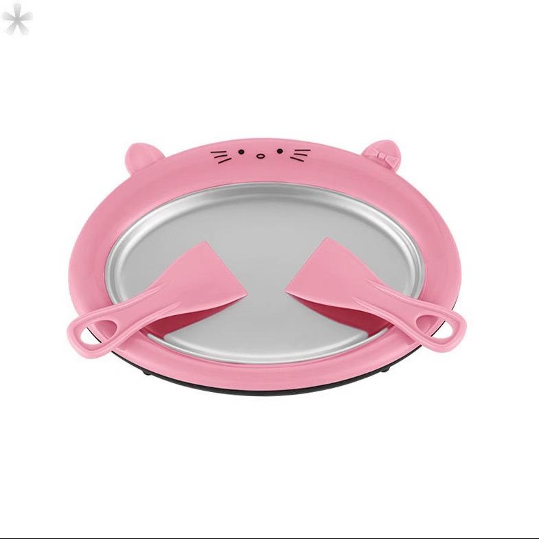 Compact DIY Yogurt & Ice Cream Maker for Kids with 304 Ice Tray