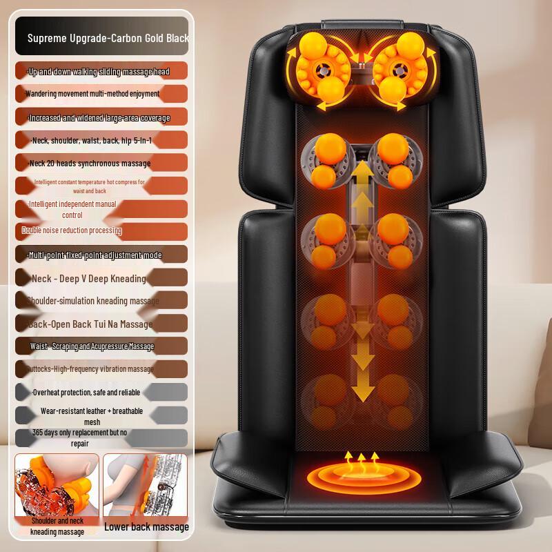 AUX Full Body Massage Mat with Neck Massager