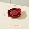 Cream Ceramic Garlic and Ginger Paste Grinder - Creative Kitchen Gadget for Children's Food Supplement