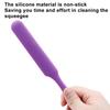 3 Pieces Silicone Waxing Spatula Non Stick Wax Spatulas Resin Popsicle Sticks Hair Removal Waxing Applicator Non-Stick Kitchen Scraper (Orange,