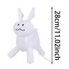 Bambole di Peluche Gubby Abbandonati Giocattolo di Peluche Coniglio Bianco Compagno di Giochi Cartoni Animati Animali di Peluche Decorazione Stanza Compleanno Regali per Bambini