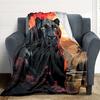 1 Stück Panther Sonnenuntergang Dschungel Decke - Leichter Flanell Fleece mit Digitaldruck, Weich Warm für Sofa, Reisen, Camping, Büro yy251018304