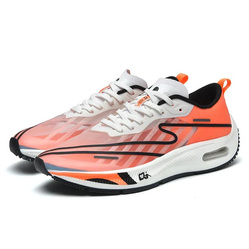Fashion 2024 Men's Sports Student Running Shoes Mesh Breathable Lightweight Sports Shoes Fashion Versatile Casual Shoes Sneakers Men