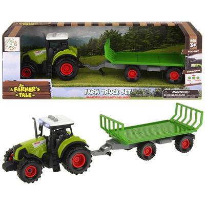 Tractor Tractor Agricultural Machine Trailer Straw Transport Light Sound