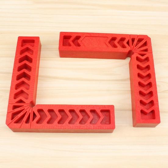 3/4/6 tomme 90-graders rettvinklet klemmeholder L-form Firkantet linjal Treverkverktøy