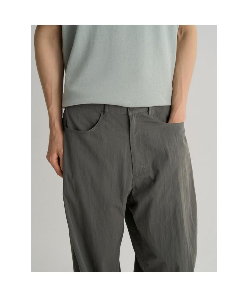 8SECONDS Lightweight Crispy Cotton Curved Fit Pants Khaki