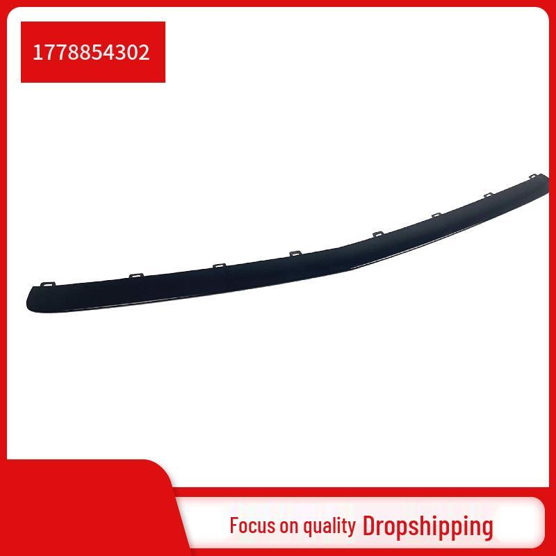 Bright Black Front Bumper Lower Decorative Strip for Mercedes-Benz A-Class A200 W177