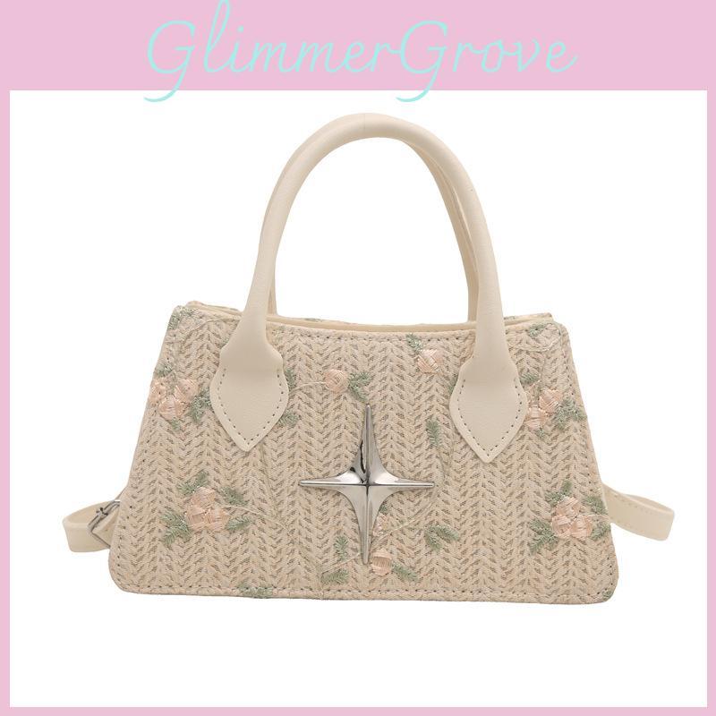 Fashion Womens Woven Pu Small Shoulder Bag With Zipper Closure For Daily Use