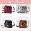 Bags Shoulder Fashion Casual Simple Style Solid Color Women Square Backpack