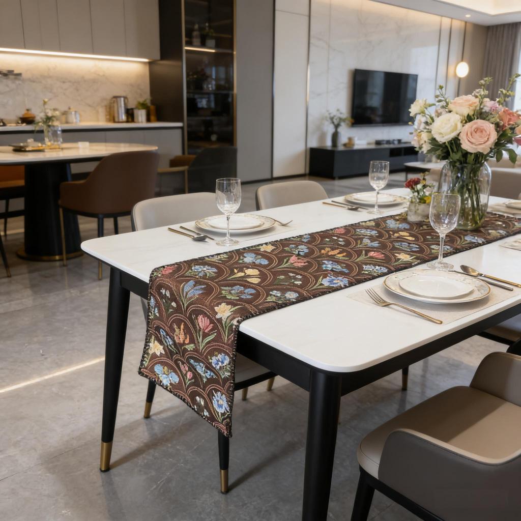 Cotton Linen Nordic Minimalist Design, Soft Durable Dining Room Table TV Cabinet DecorTable Runner