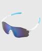 Tuditeo Une Sports Outdoor Goggles Sunglasses C3 Blue/Frame White Blue