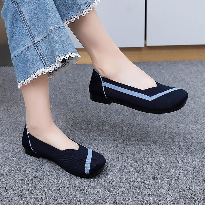 New Women'S Casual Single Shoes Lightweight Comfortable Breathable Anti-Slip Sole Free Shipping For Outdoor Casual