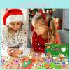 Christmas Themed Blind Box Countdown Calendar With 24 Pvc Collectible Figures For Festive Fun