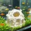 Aquarium Coral Decor House Fish Tank Landscaping Ornament 3D Printed Reptile Hideout Marine Life Shelter Cave Durable PLA Habitat for Small