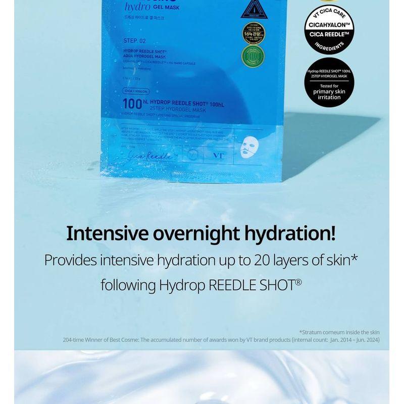 VT Hydrop Reedle Shot 100hL 2Step Hydrogel Mask Bundle Set