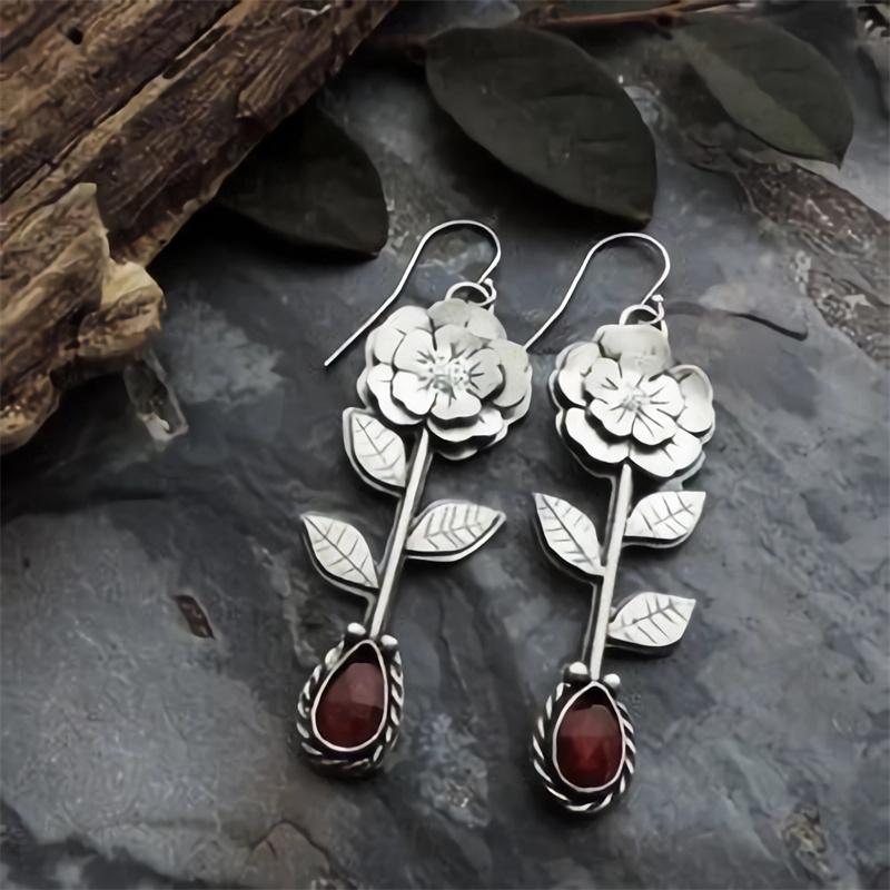 Boucles d'oreilles libellule en Bronze Vintage pour femmes, bijoux à la mode, couleur or, motif sculpté en métal incrusté de pierre de lune