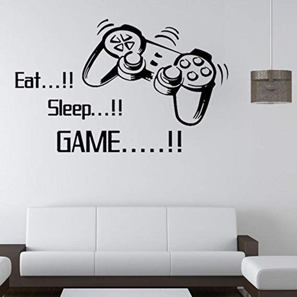 Game Wall Sticker PVC Home Decoration Bedroom Poster Paper Wall Sticker Decal Boys Room Removable Background