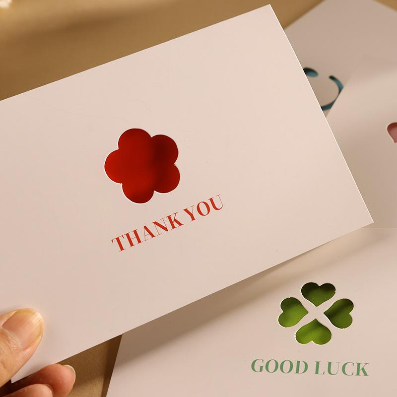 10 Sheets Per Pack Thank You Card Birthday Card Invitation Card Message Card Student Stationery Supplies