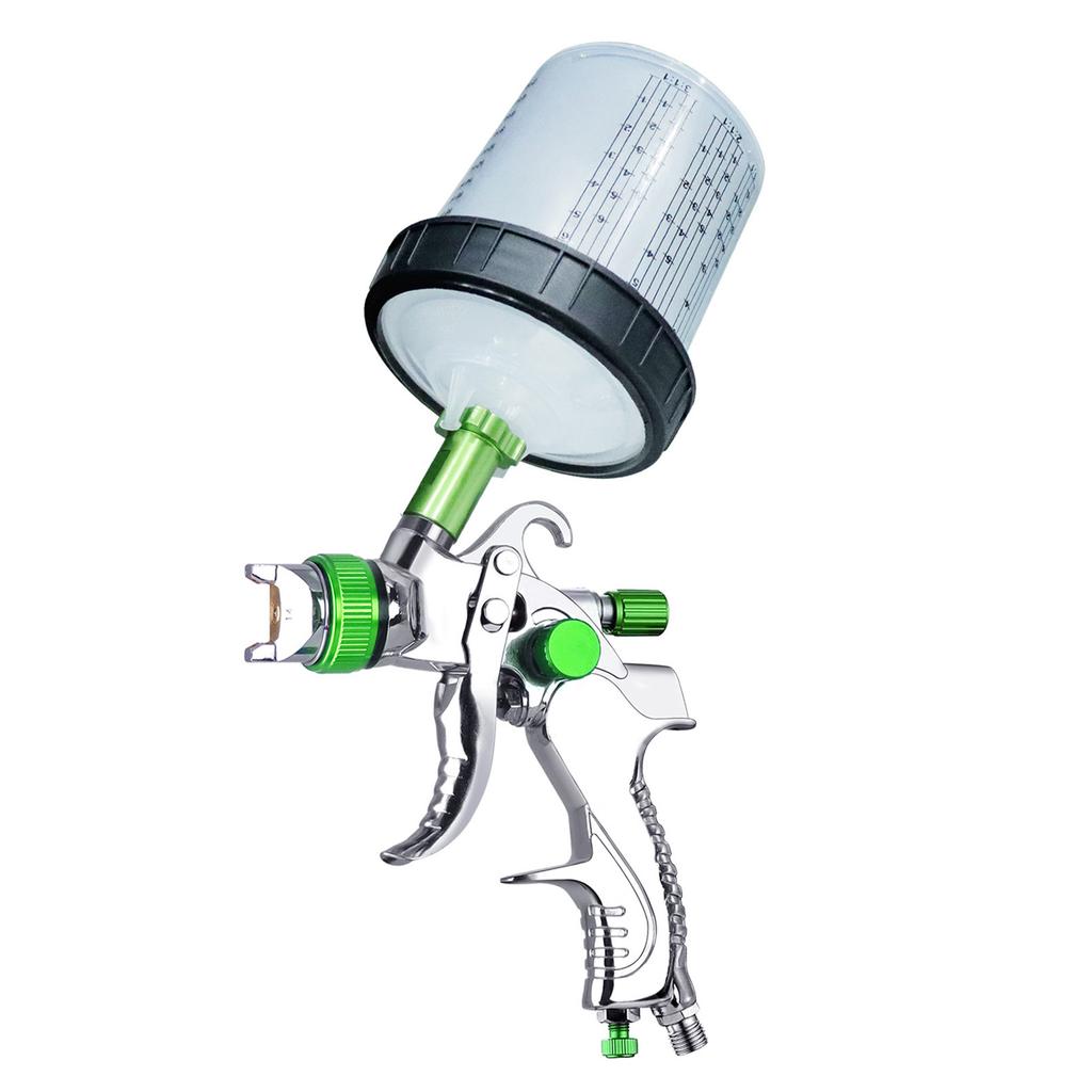 Pneumatic Paint Spray Gun Cordless Portable Adjustable Valve Handheld Paint Sprayer With 600ml Cup for Home House