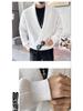 Herbst/Winter 2025 Herren V-Ausschnitt Lockerer Freizeit Pullover Strickware Oberteil