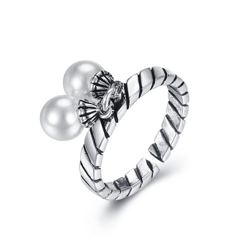Opening Vintage Ring Female Simple Cold Wind Adjustable Index Finger Ring Small Fresh Personalized Finger Ring