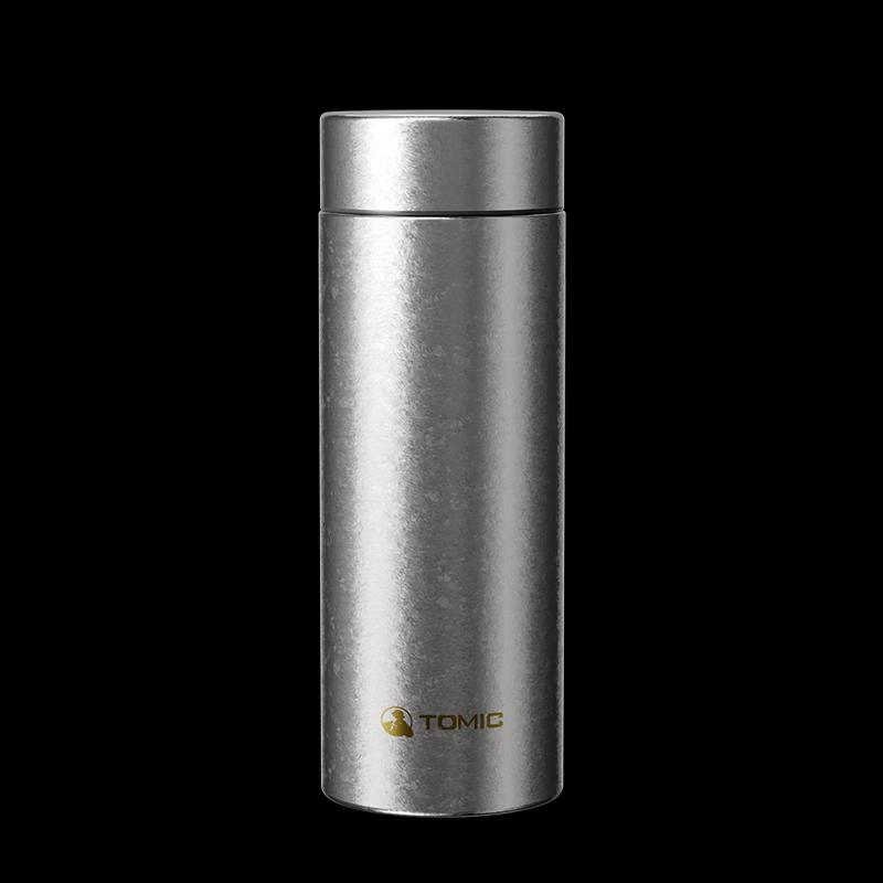 TOMIC Pure Titanium Insulated Water Bottle