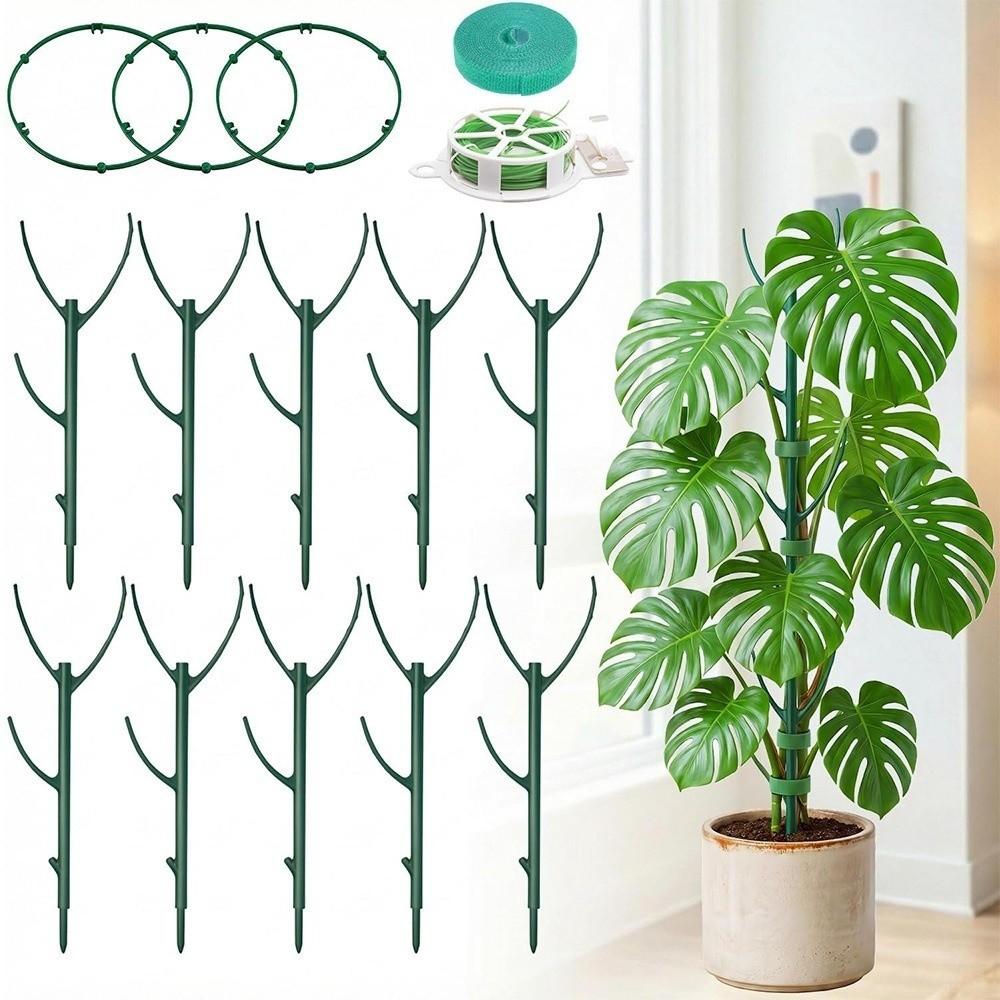 Flower Pot Trellis Climbing Vine Stake Bonsai Fixing Rod  For Potted Plants Garden