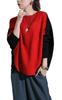 Gold Japan Plus Size Knit Long Dolman Boat Solid Made In Sizes Red Women's Top, Sleeve, Sleeve, Two-Tone, Neck, Stretch, Color, Japan,